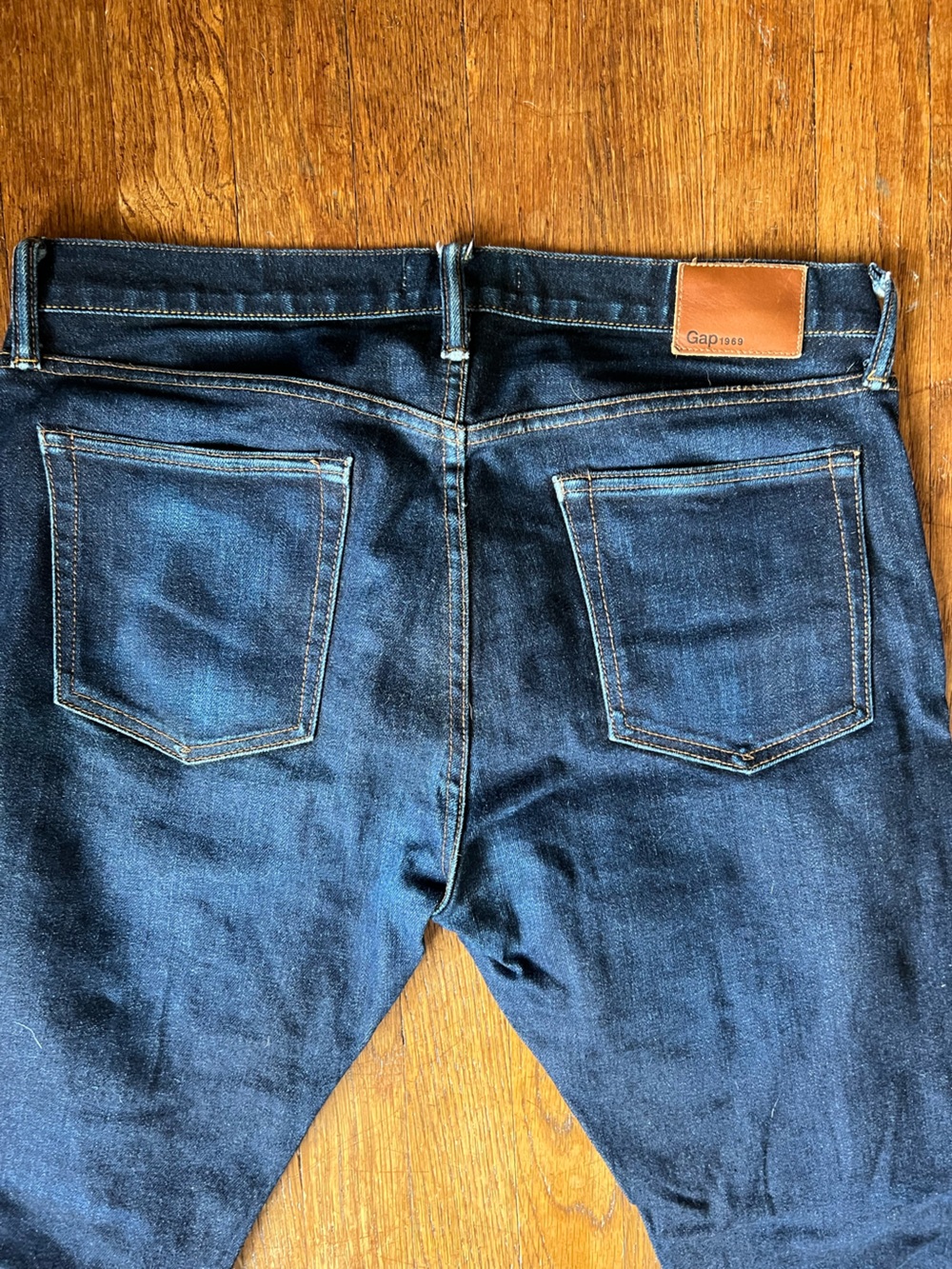 GAP Selvedge Denim Jeans - Kaihara Japanese Stretch Denim - Indigo - Picture 4 of 5